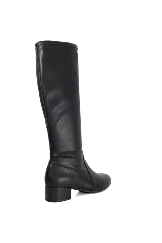 Dune London Dune London Women's 'Topsy' Leather Knee High Boots in Black - 3