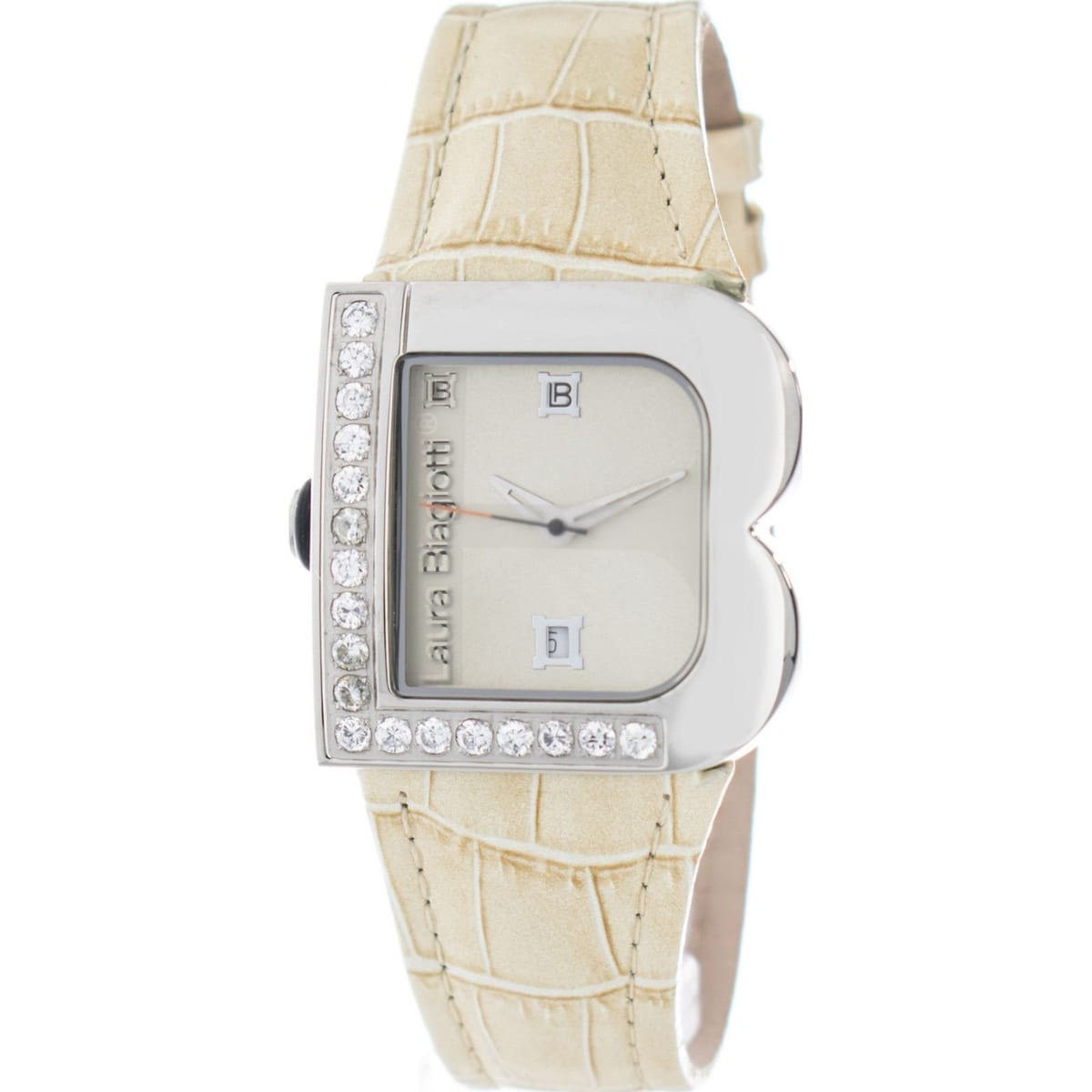 Laura Biagiotti Laura Biagiotti Women's LB0001L-11Z 33mm Quartz Watch in Beige - 1