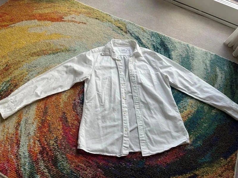 John Lewis John Lewis White 100% Cotton Shirt – Regular Fit