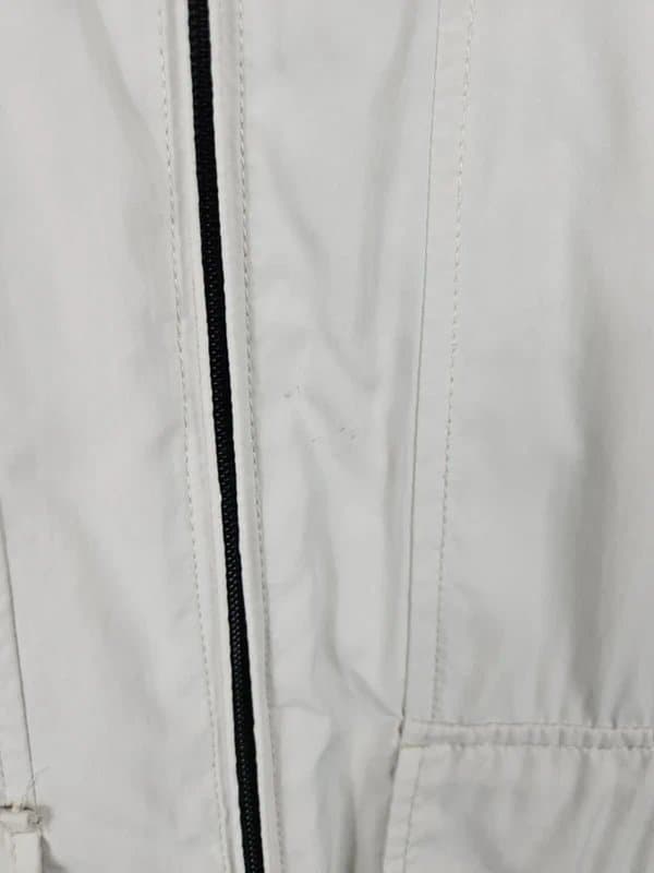 Nautica Nautica Jacket Womens XL Cream Bomber Lightweight Full Zip Coat