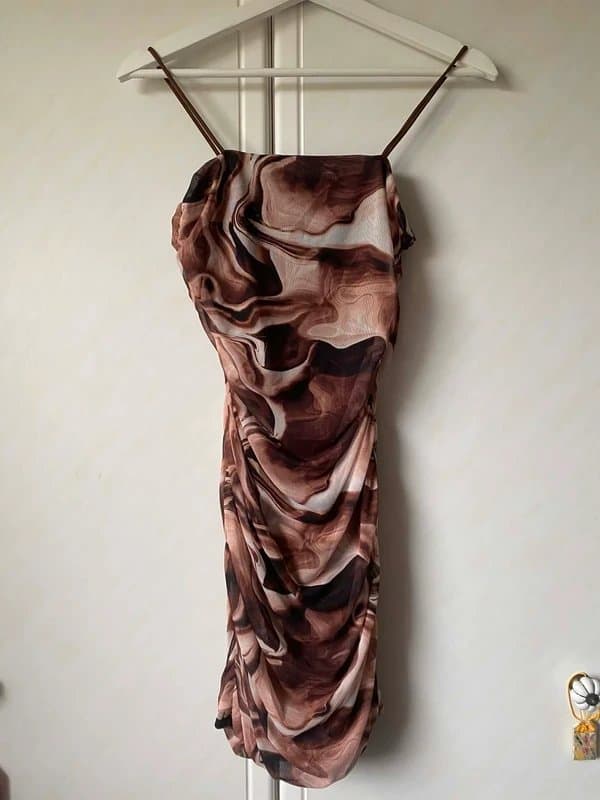 New Look Slinky ruched New Look dress