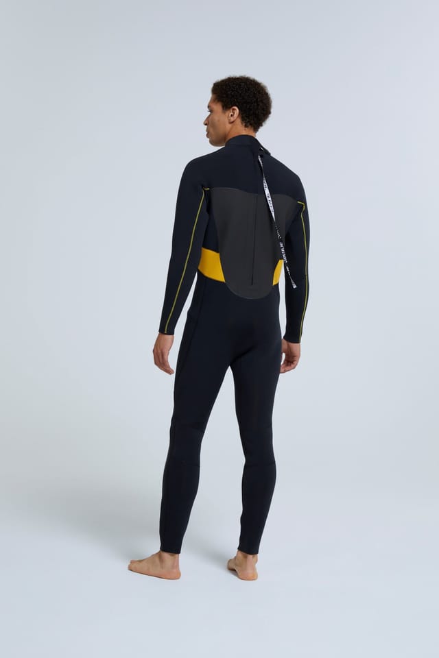 Animal Animal Men's 'Trent' Water Sports Beach Swimming Comfy Wetsuit in Yellow - 3