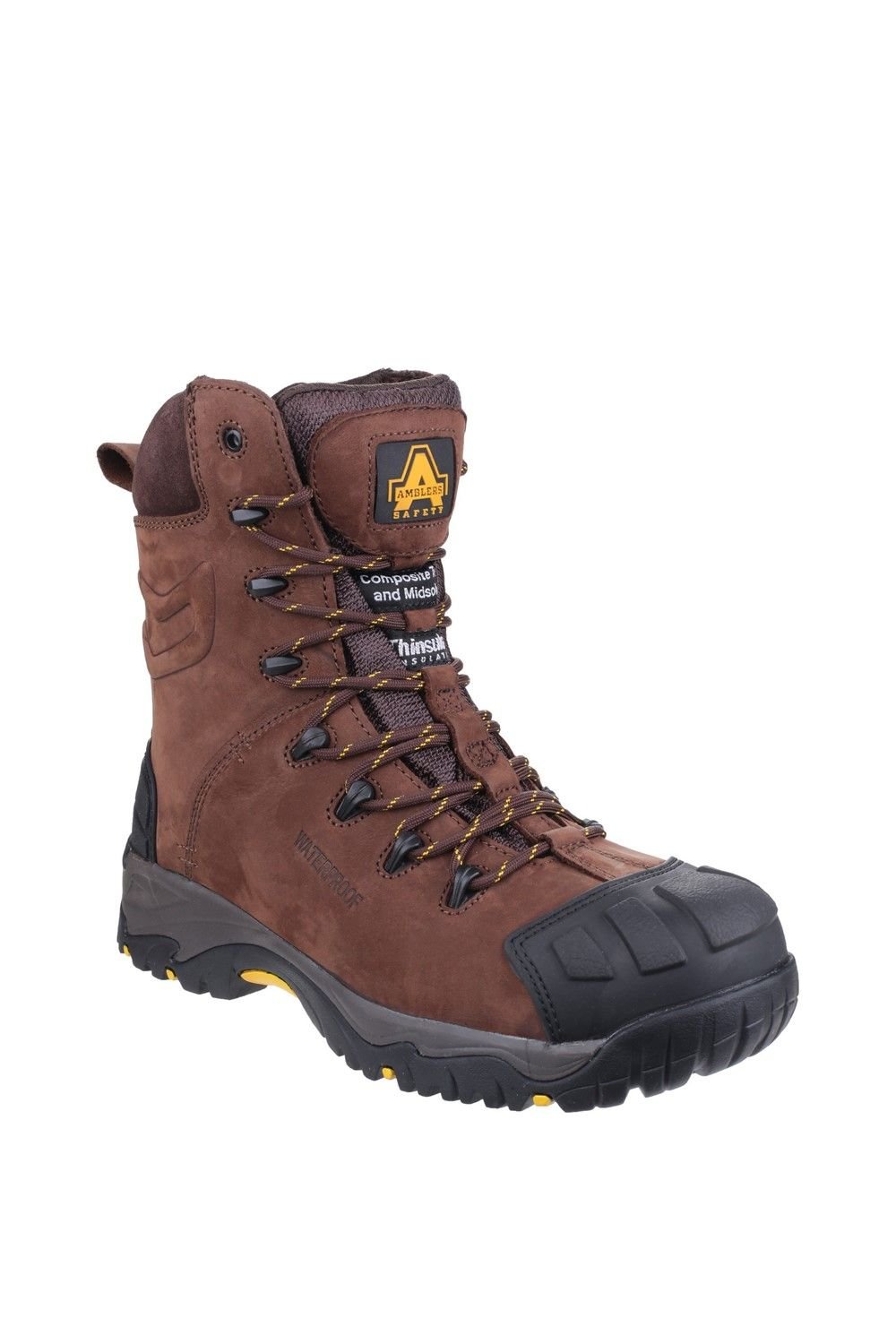 Amblers Amblers Men's 'AS995 PILLAR' Waterproof Safety Footwear in Brown - 4