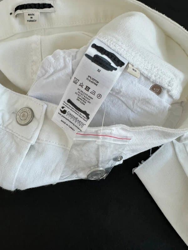 Whistles NEW Whistles High Waist White Skinny Jeans - size 32 ( L/ XL)