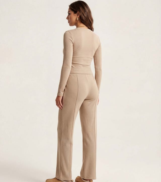 Urban Bliss Women's Cream Cardigan and Trousers Set Urban Bliss New Look - 3