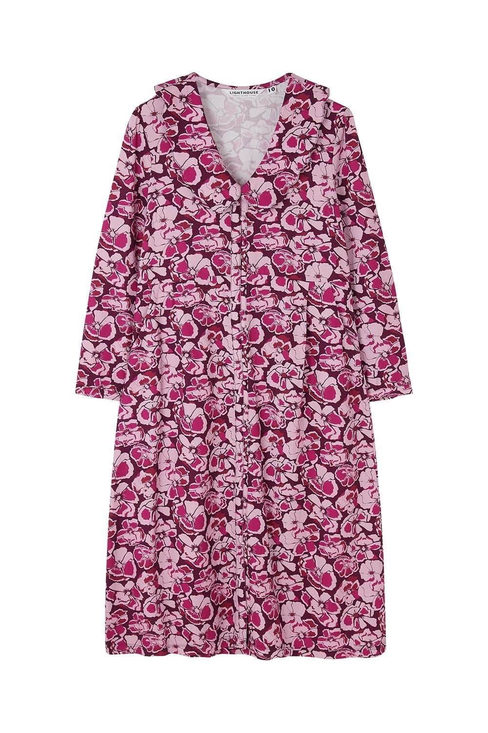 Lighthouse Clothing Lighthouse Clothing Women's Bryony Dress in Burgundy