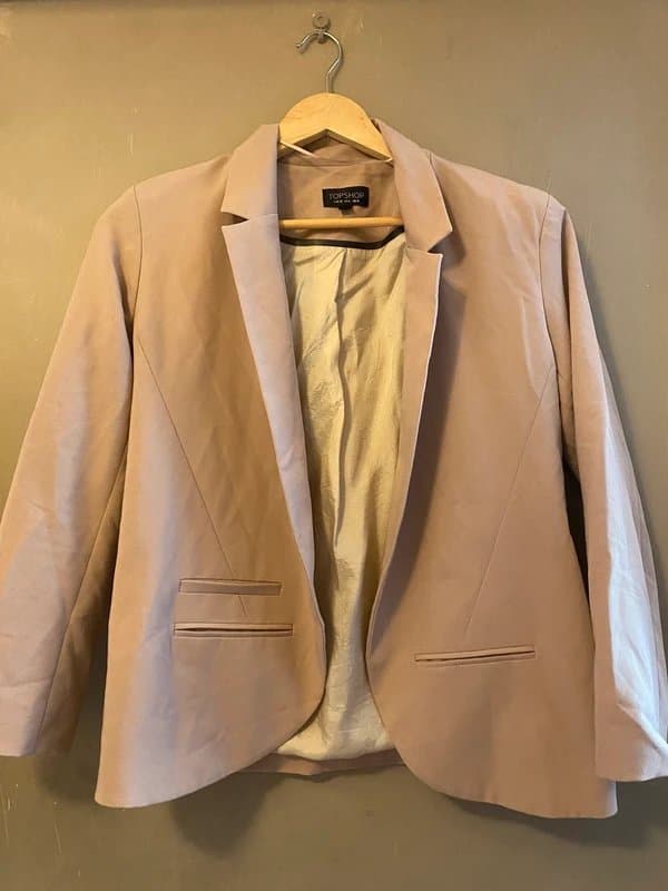 Topshop Blazer apricot pink