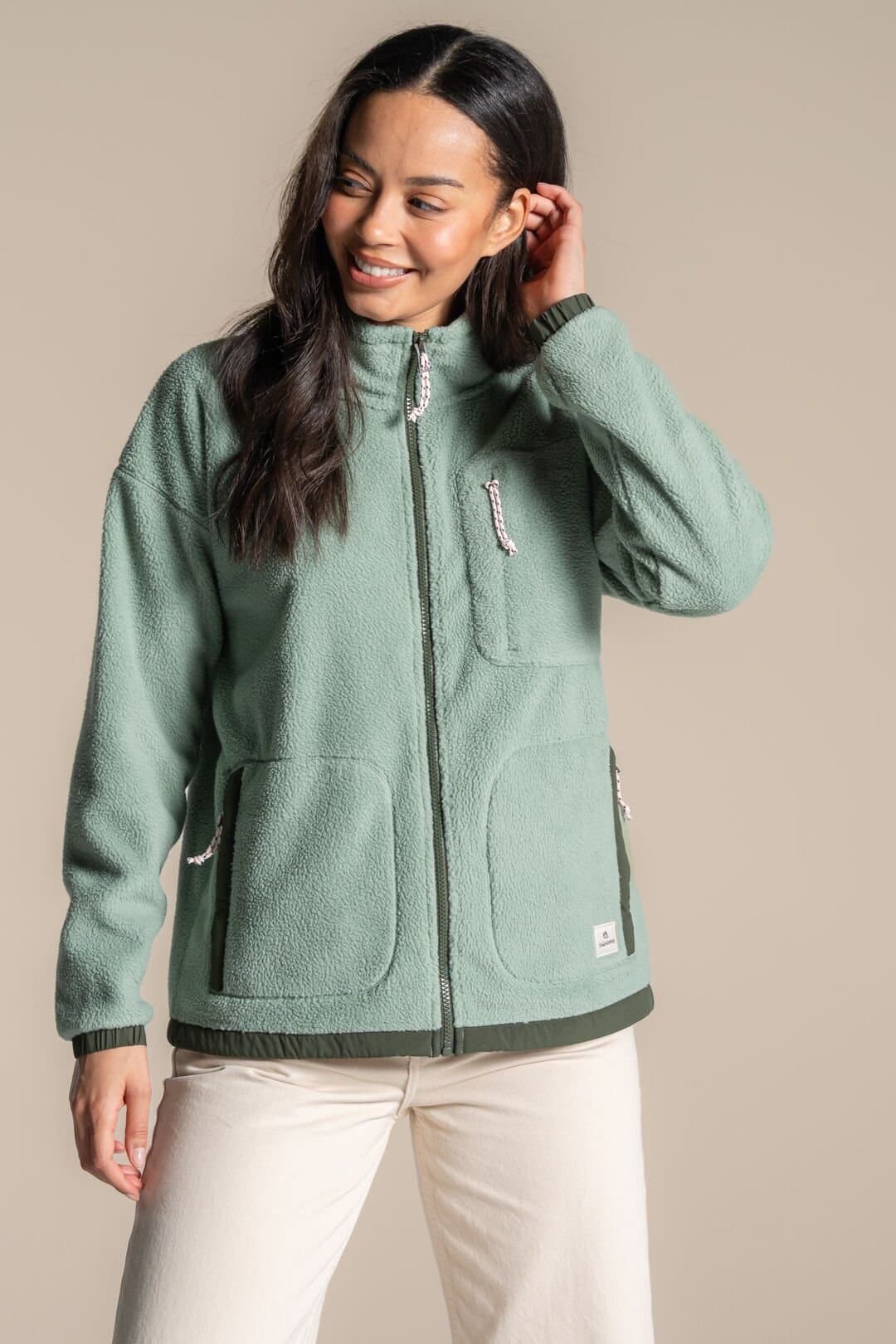 Craghoppers Craghoppers Women's Sanaa Jacket Insulated Fleece in Pale Green