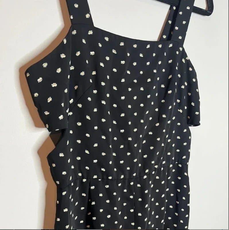 Topshop Topshop floral cut out jumpsuit