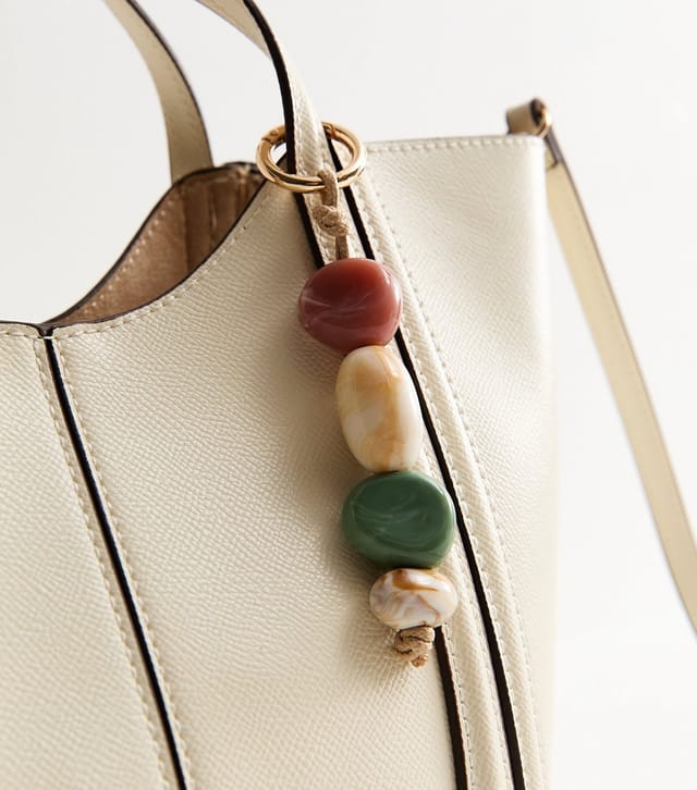 New Look White Faux Leather Scoop Top Mini Tote Bag Vegan New Look - 3