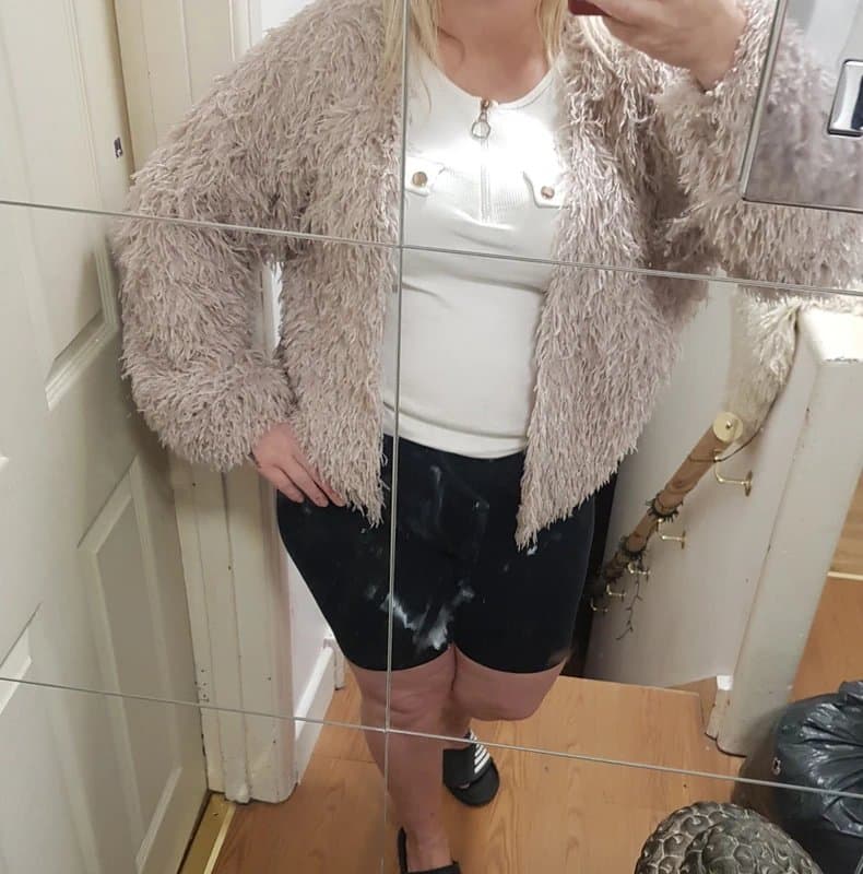 New Look Fluffy cardigan size 14