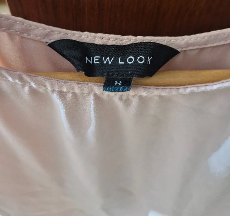 New Look Pale Pink Chiffon Top