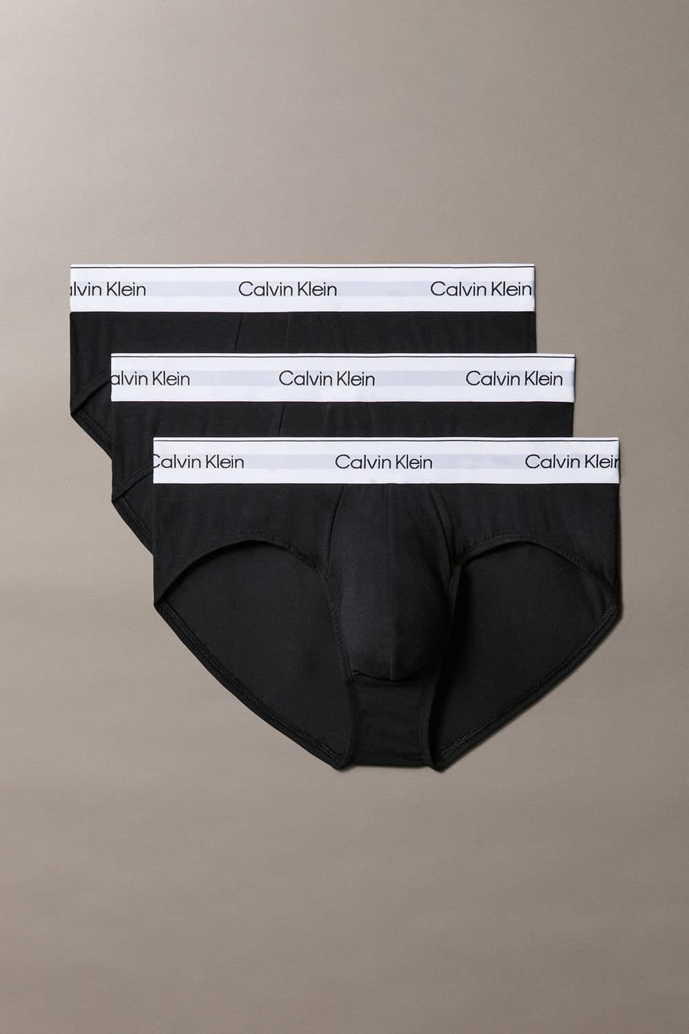 Calvin Klein Calvin Klein Men's Icon Cotton Hip Brief 3Pk, Black
