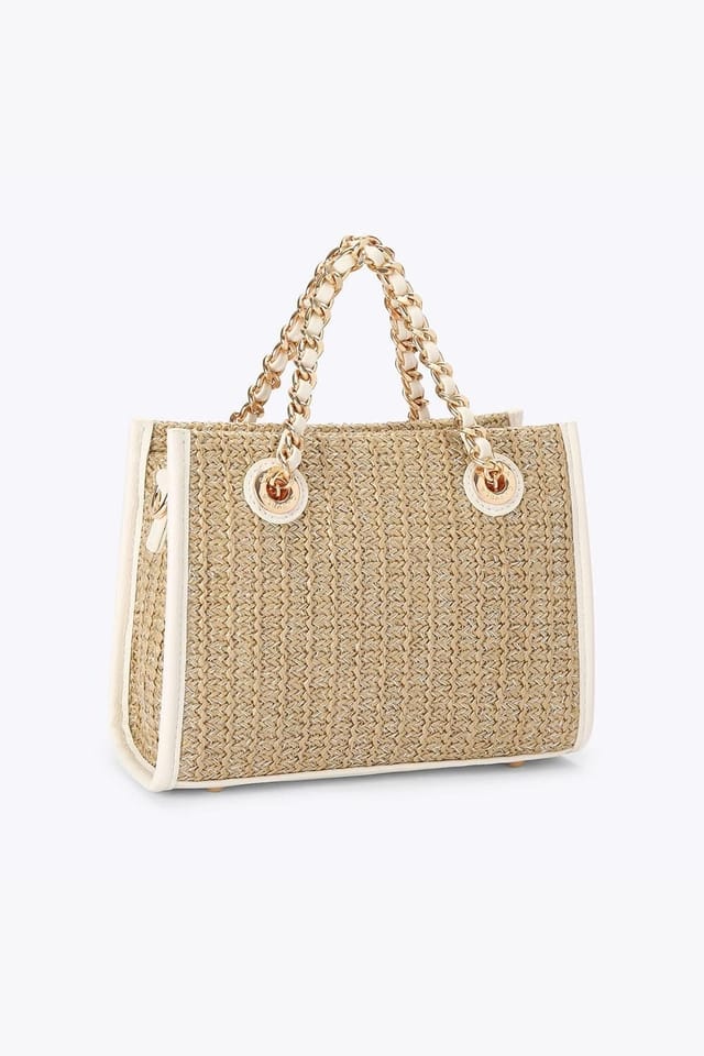 Carvela Carvela Women's 'Sorrento Bead Micro' Bag in Beige - 3
