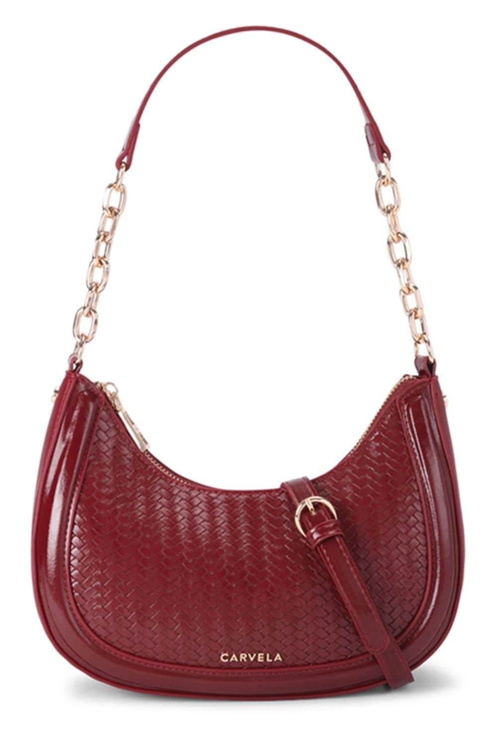 Carvela Carvela Women's 'Minori Scoop Shoulder' Bag in Red
