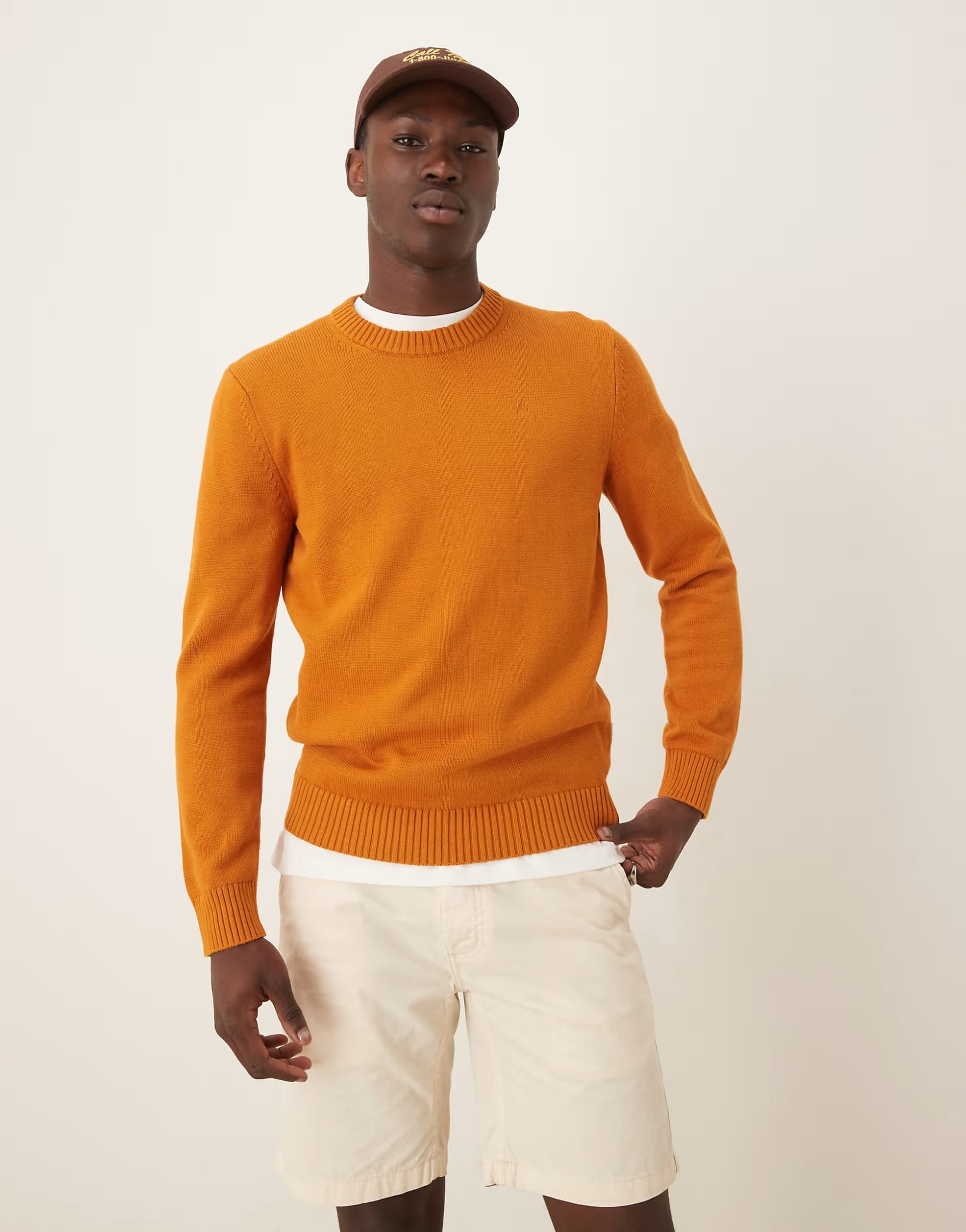 ASOS Scalpers Gaarder tricot in pumpkin