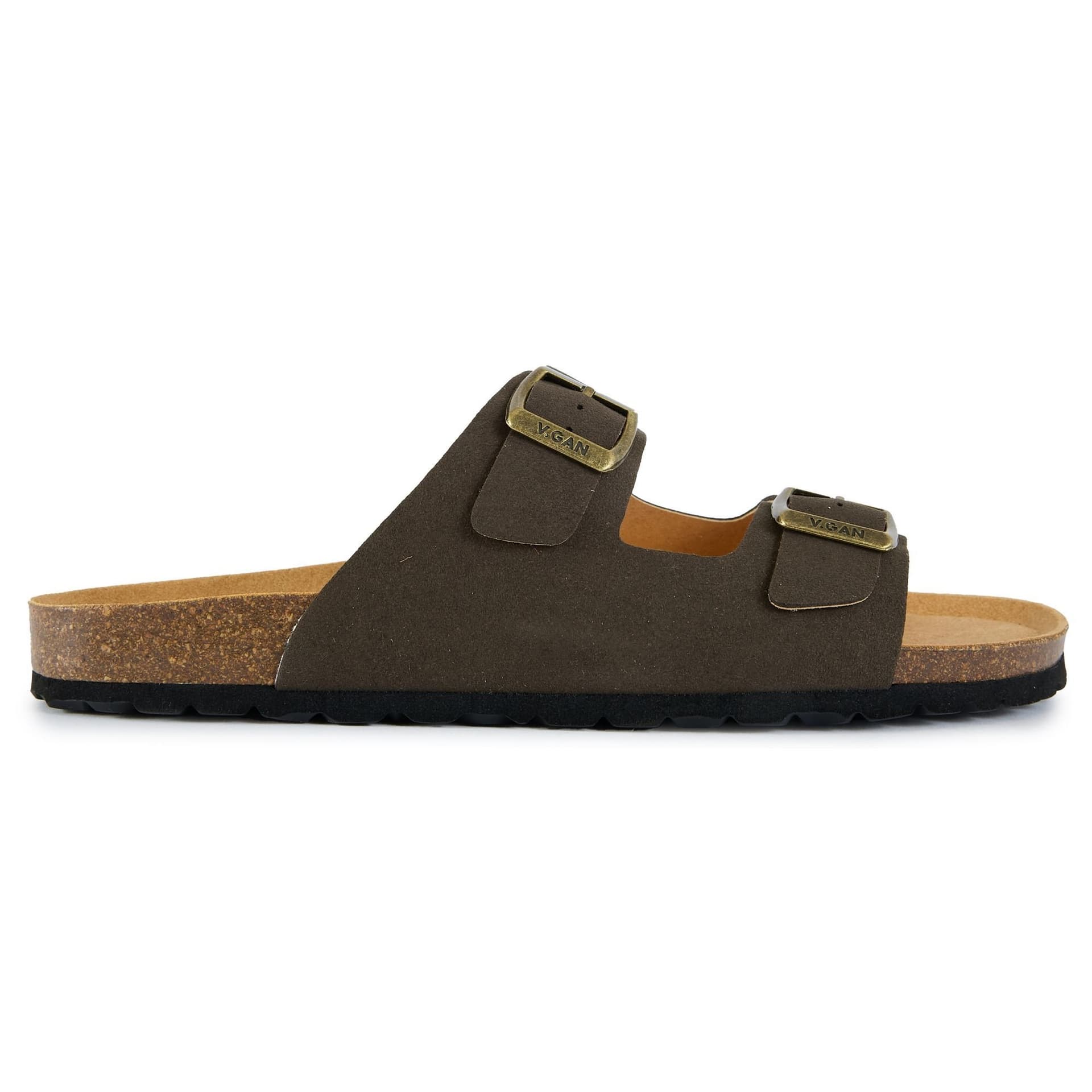 V.GAN V.GAN Men's Mango Comfort Soft Footbed Sandals in Green