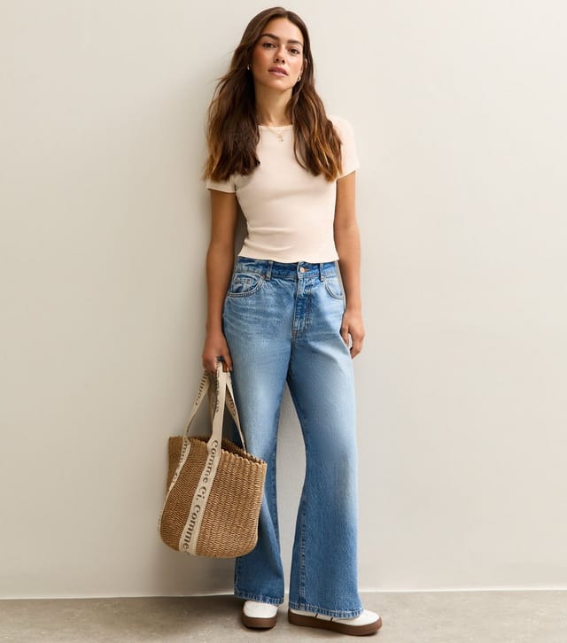 New Look Women's Petite Off White Short Sleeve T-Shirt New Look - 3