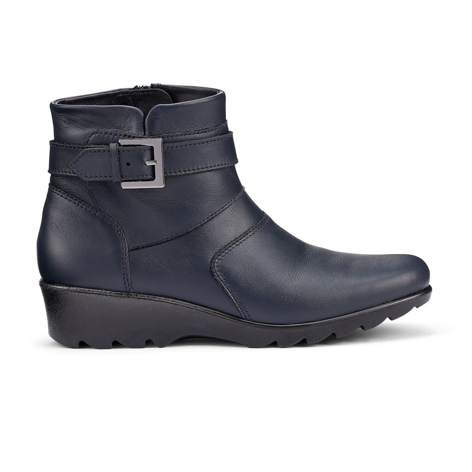 Hotter Hotter Women's Navy 'Foxton' Boots