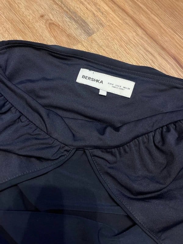 Bershka Navy Halter Dress