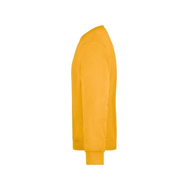 James and Nicholson James and Nicholson Men's Workwear Sweatshirt in Mustard - 3