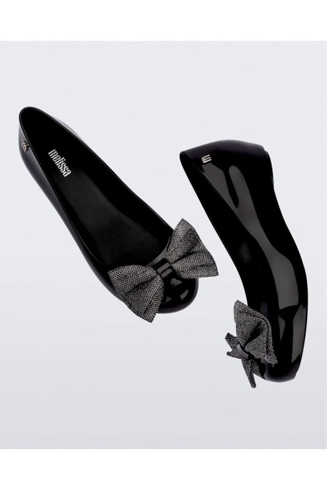 Melissa Shoes Melissa Shoes Women's Ultragirl Sweet XXIV Jelly Ballet Shoes in Black - 3