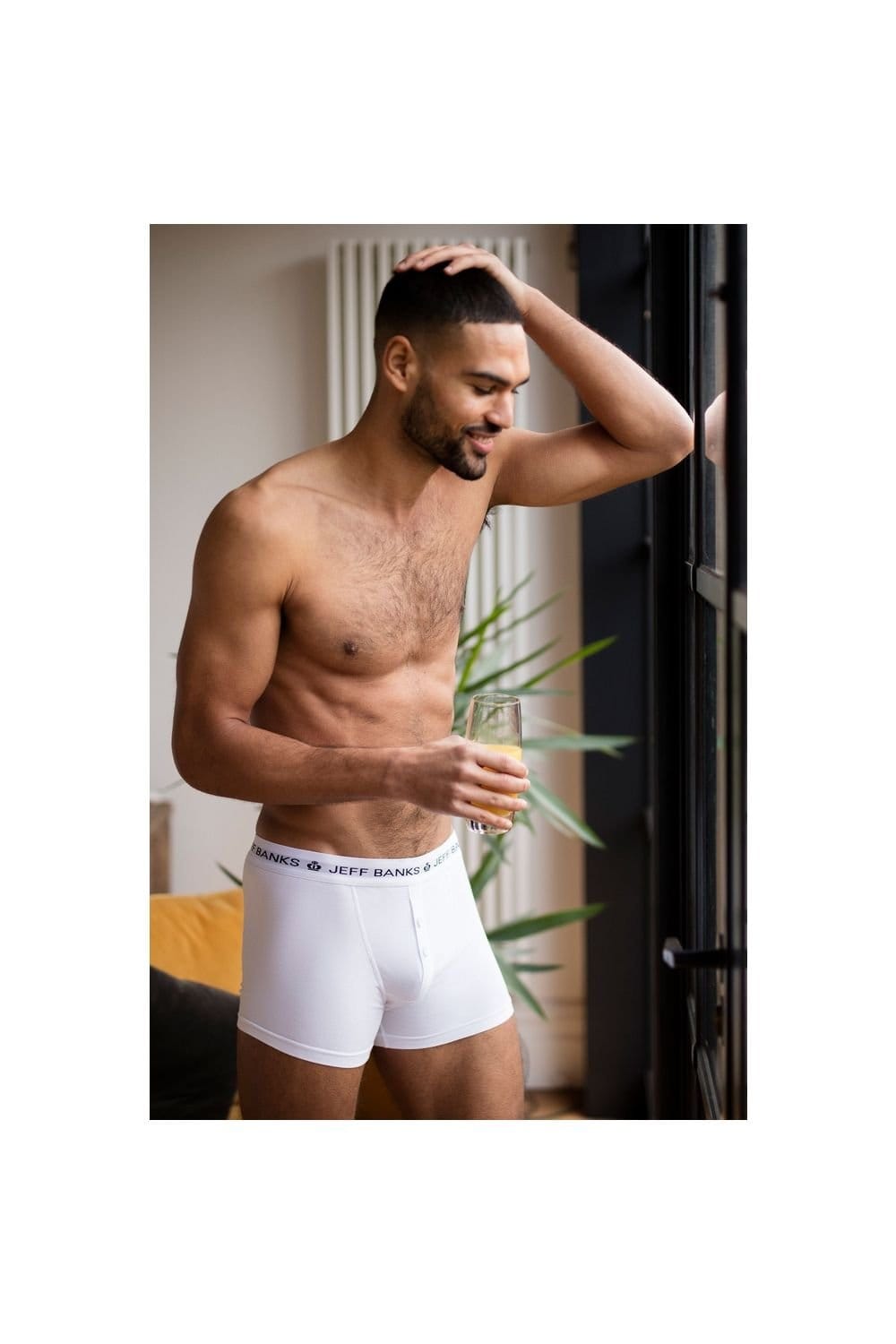 Jeff Banks Jeff Banks Men's Mens 3 Pack Marlow Buttoned Boxer Shorts - 4