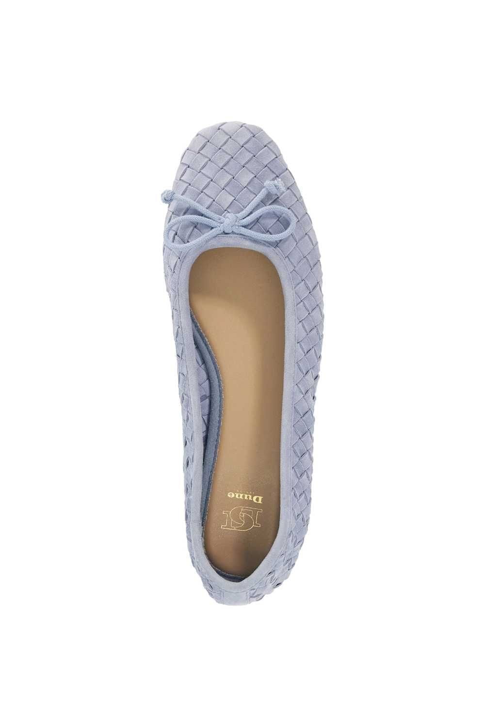 Dune London Dune London Women's 'Heat' Suede Ballet Pumps in Blue - 4