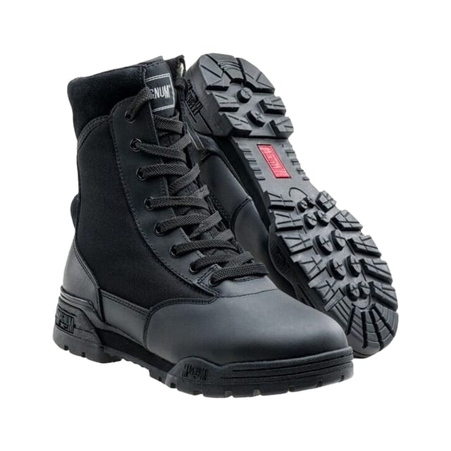 magnum Magnum Men's Classic Leather Tactical Shoes in Black - 3