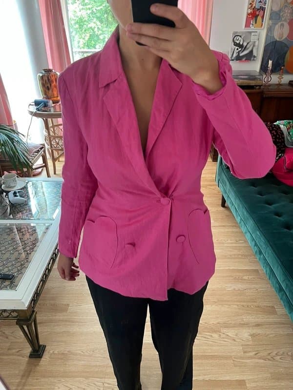 Never Fully Dressed Never Fully Dressed Pink Blazer