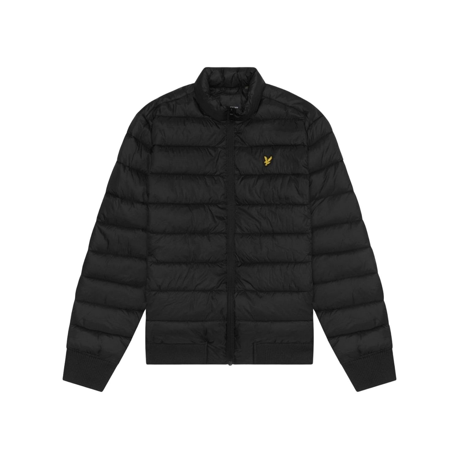 Lyle & Scott Lyle & Scott Men's Funnel Neck Padded Jacket in Black - 4