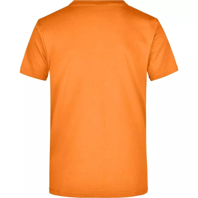 James and Nicholson James and Nicholson Men's Heavyweight Crew Neck T-Shirt in Orange - 2