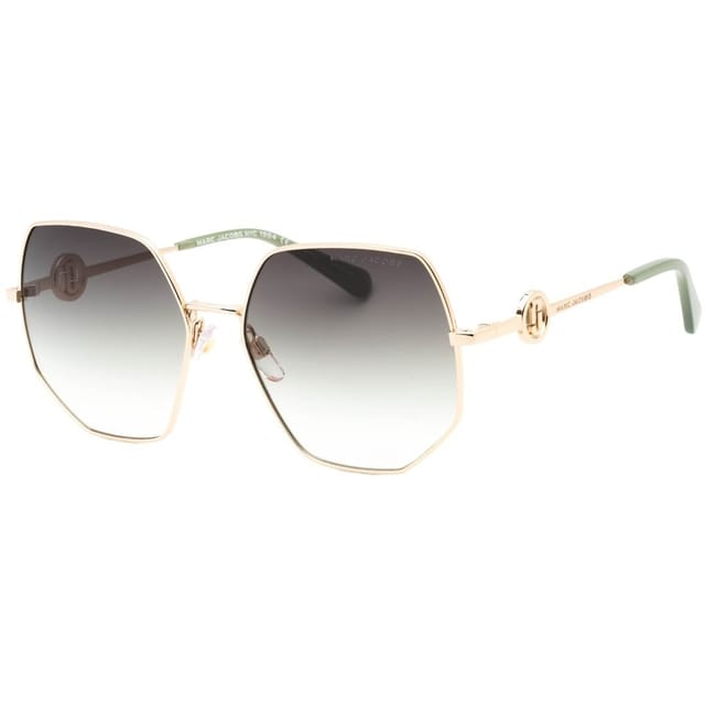 Marc Jacobs Marc Jacobs Women's Green Leg Ends Gold Sunglasses - 2