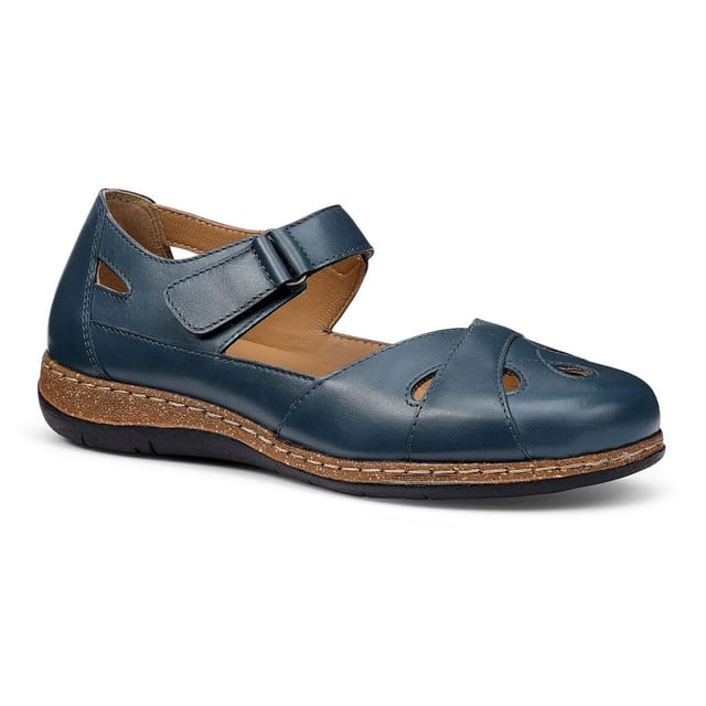 Hotter Hotter Women's 'Devi' Mary Janes in Mid Blue - 2