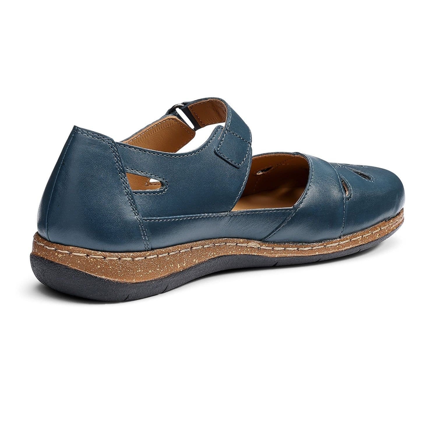 Hotter Hotter Women's 'Devi' Mary Janes in Mid Blue - 4