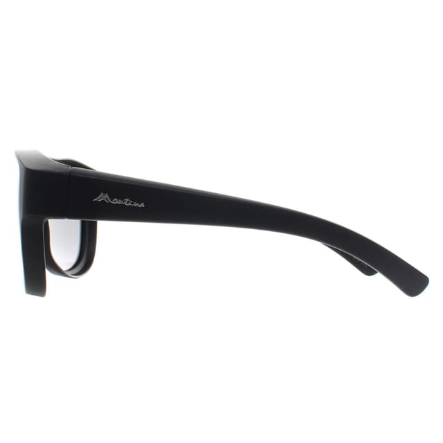 montana montana Men's Aviator Matte Black Smoke Polarized FO6 Fit Over Glasses Sunglasses - 3