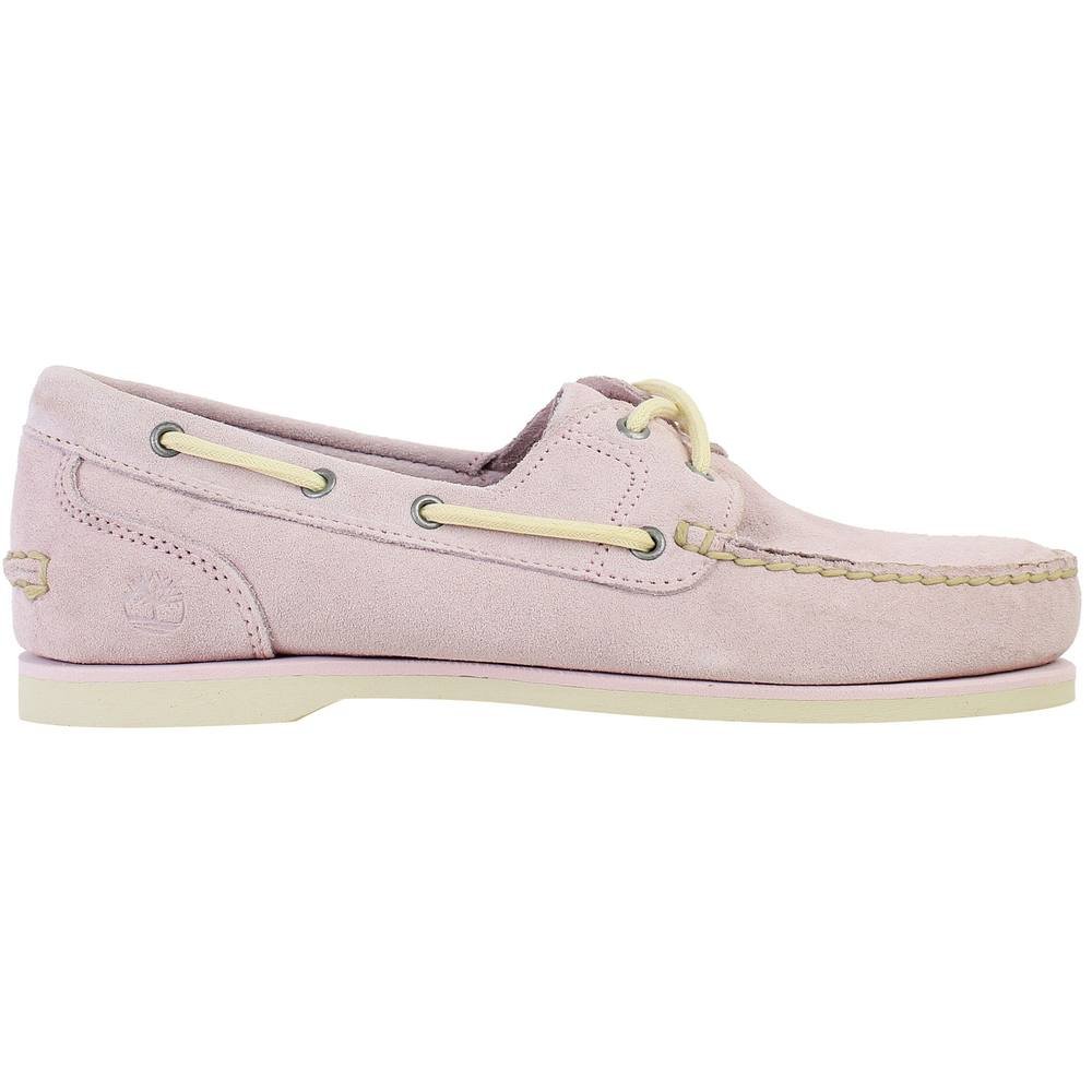 Timberland Timberland Women's Classic Pink Boat Shoes - 4