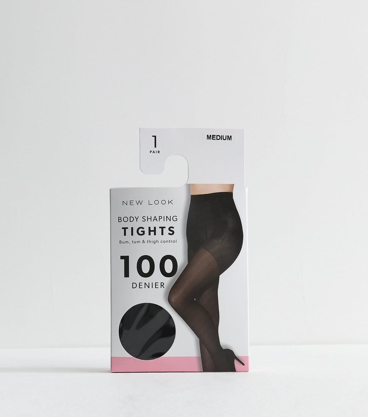 New Look Black Premium Body Shaping 100 Denier Tights New Look - 4
