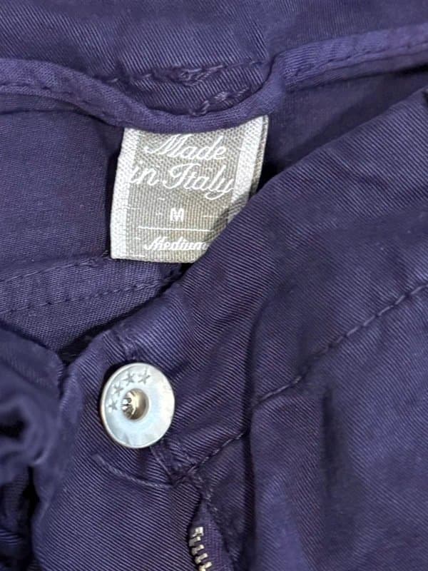 Maison Scotch Maison Scotch Violet Slim Fit Trousers Zip Pocket Detail Size M