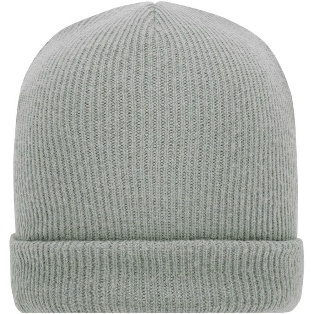 Myrtle Beach Myrtle Beach Men's Knitted Soft Winter Beanie in Light Grey