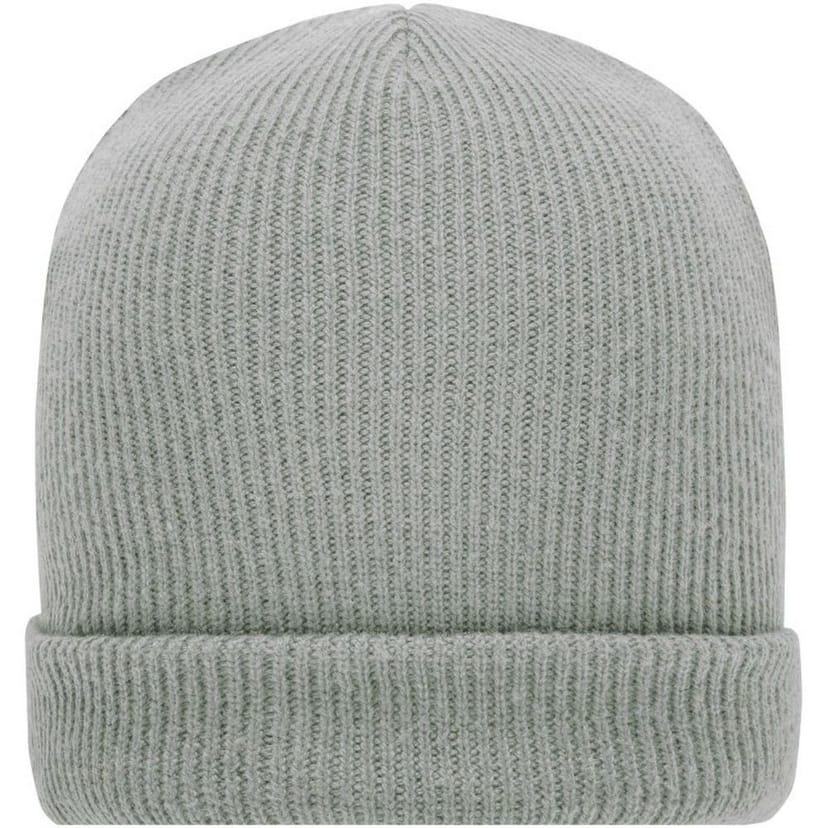 Myrtle Beach Myrtle Beach Men's Knitted Soft Winter Beanie in Light Grey - 1