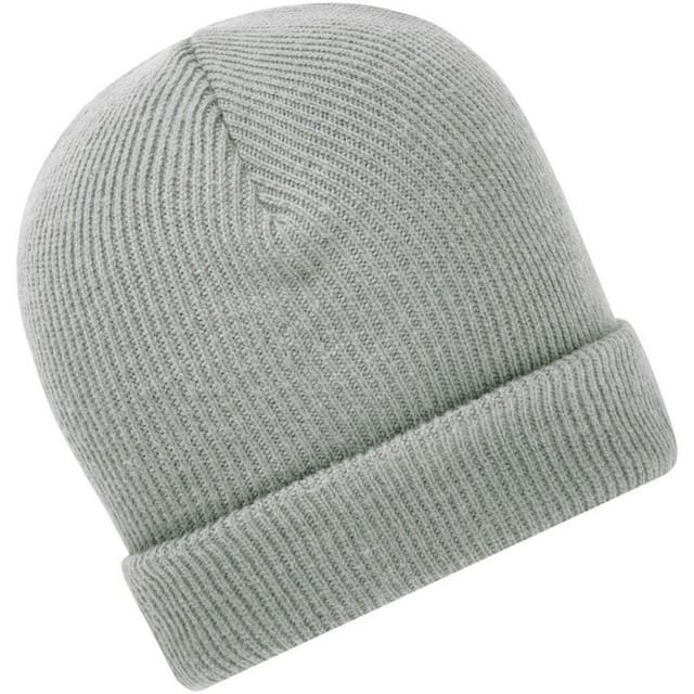 Myrtle Beach Myrtle Beach Men's Knitted Soft Winter Beanie in Light Grey - 2