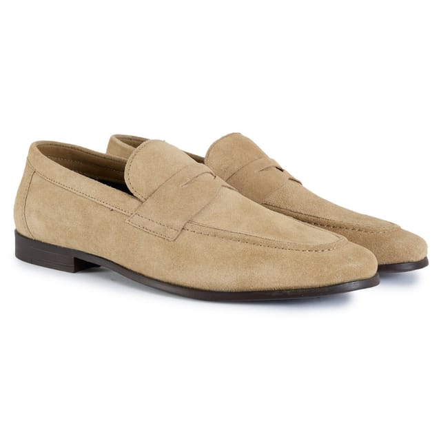 SOLETRADER SOLETRADER Men's Liam Loafer Shoes in Taupe - 2