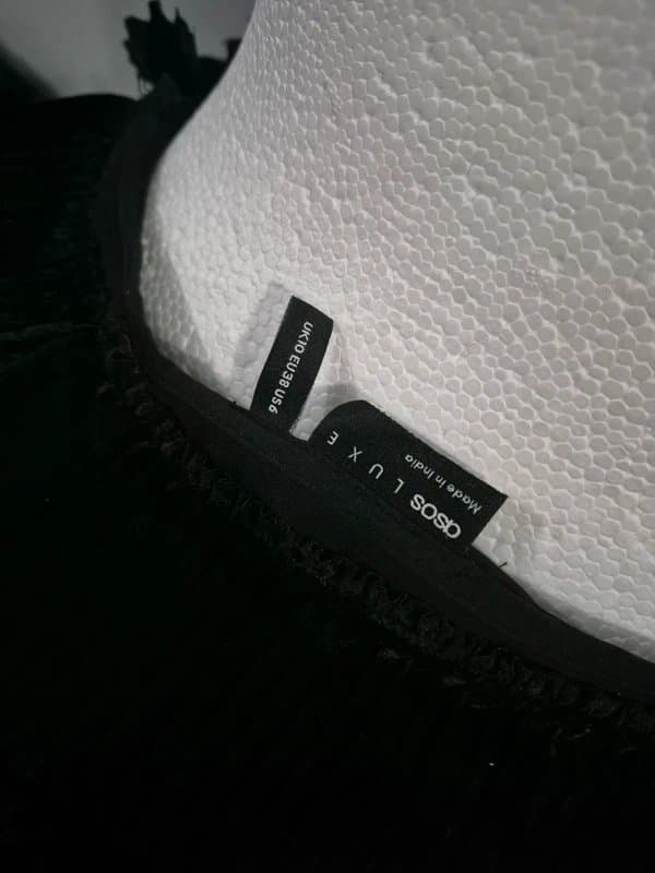 ASOS ASOS luxe premium ruffle plunge dress size 10