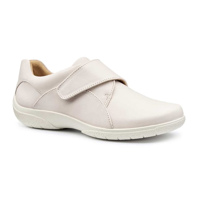 Hotter Hotter Women's Wide Fit 'Sugar II' Classic Casual Shoes in Off-White - 2