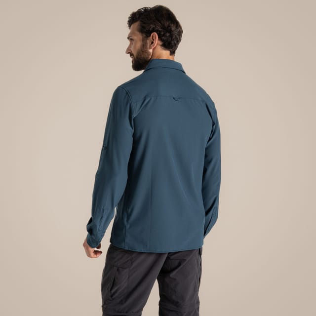 Craghoppers Craghoppers Men's Nosilife Pro' Long Sleeve Shirt in Blue - 2