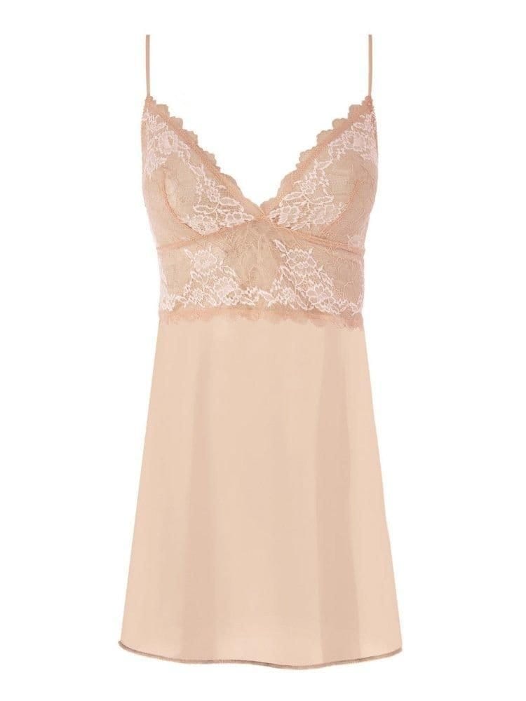 Wacoal Wacoal Women's Lace Perfection Chemise in Beige - 4