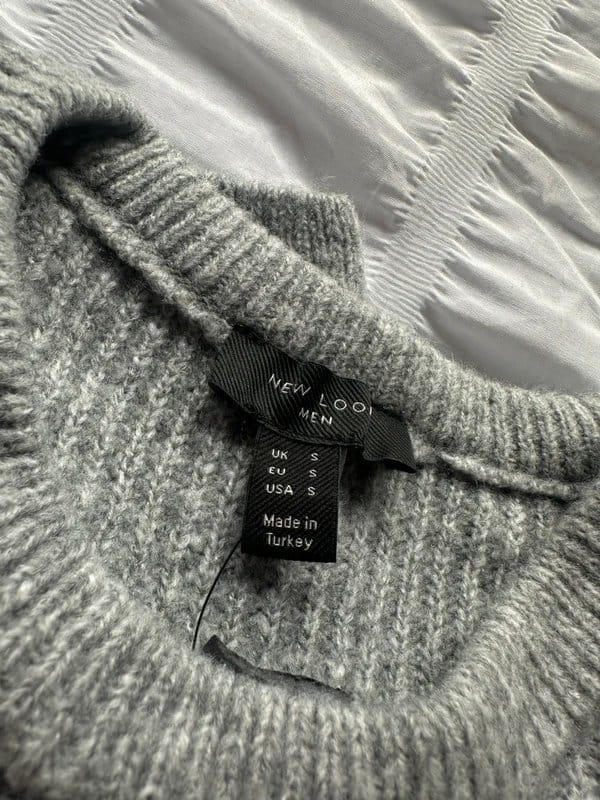 New Look Grey Knitted Jumper