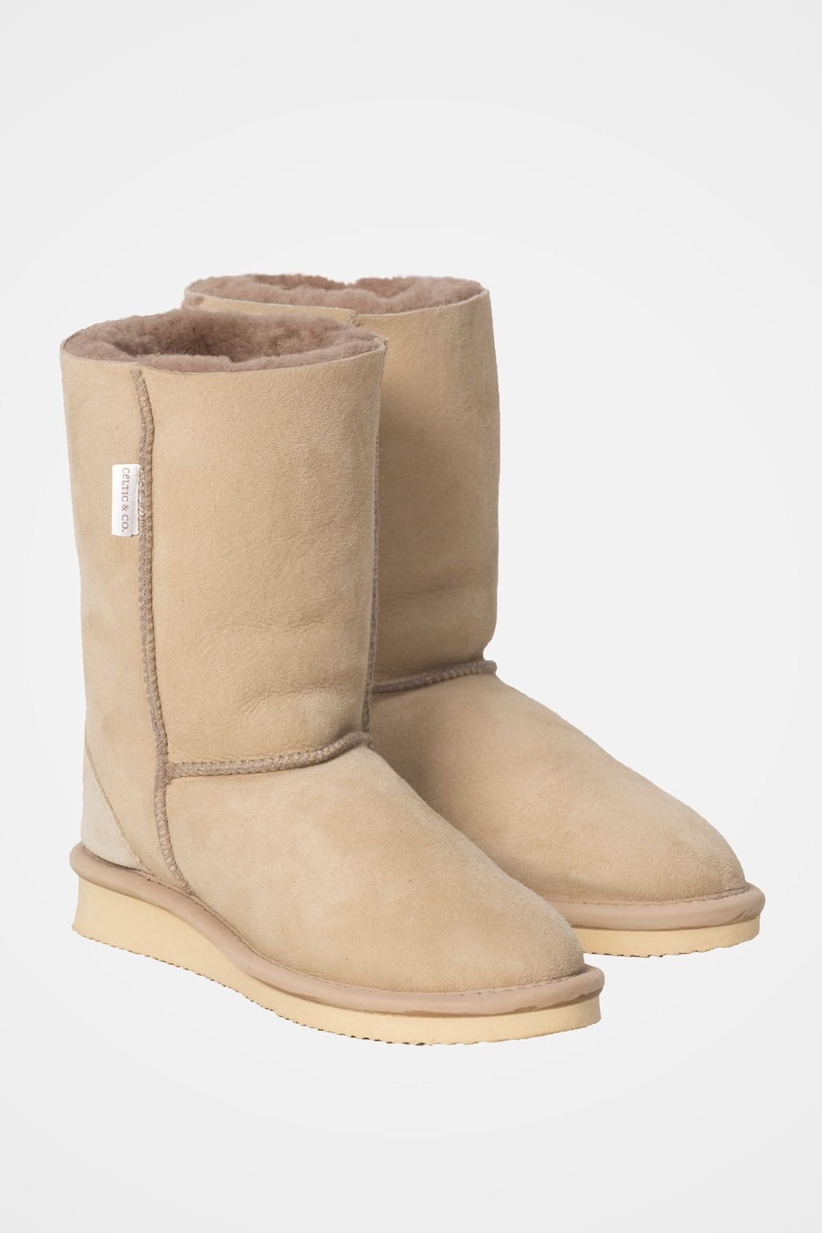 Celtic & Co Celtic & Co Women's Shearling House Boots in Cream - 1