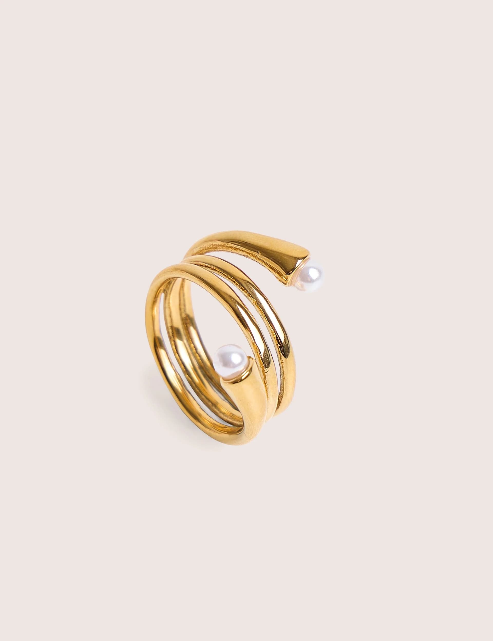 Public Desire Public Desire Stacked Abstract Ring in Gold